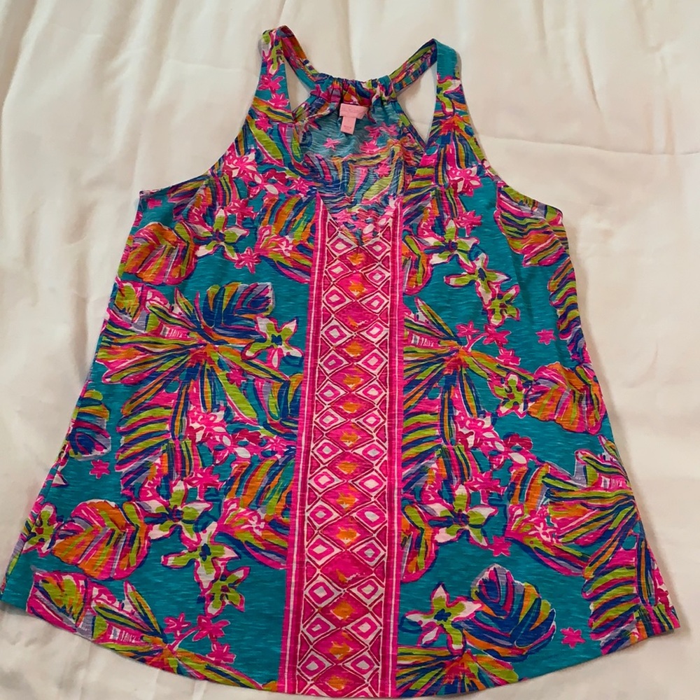 Lilly Pulitzer Excellent Sleeveless Top L